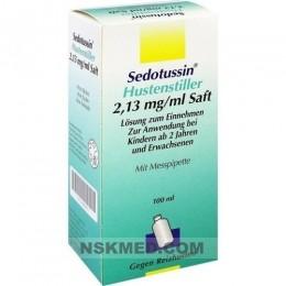 Седотуссин (SEDOTUSSIN) Hustenstiller Saft 100 ml