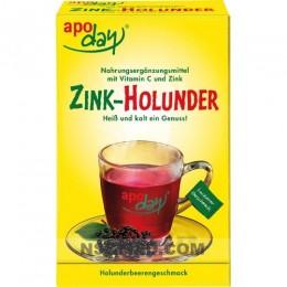 APODAY Holunder Vitamin C+Zink zuckerfrei Pulver 10X10 g