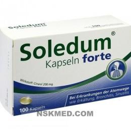 Соледум форте (SOLEDUM Kapseln forte) 200 mg 100 St