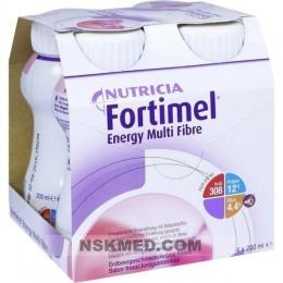 FORTIMEL Energy Multi Fibre Erdbeergeschmack 4X200 ml