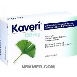 KAVERI 120 mg Filmtabletten 60 St