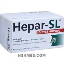 Гепар СЛ форте таблетки (HEPAR SL forte) 600 mg überzogene Tabletten 100 St