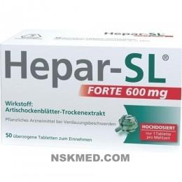 Гепар СЛ форте таблетки (HEPAR SL forte) 600 mg überzogene Tabletten 50 St