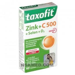 TAXOFIT Zink+C 500+Selen+D3 Tabletten 40 St