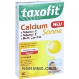 TAXOFIT Calcium Sonne Tabletten 30 St