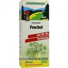 FENCHEL SAFT Schoenenberger Heilpflanzensäfte 200 ml