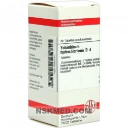 YOHIMBINUM HYDROCHLORICUM D 4 Tabletten 80 St