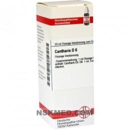 Кантарис Д6 раствор (CANTHARIS D 6) Dilution 20 ml
