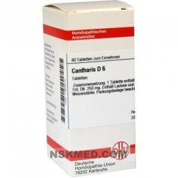 Кантарис Д6 (CANTHARIS D 6) Tabletten 80 St