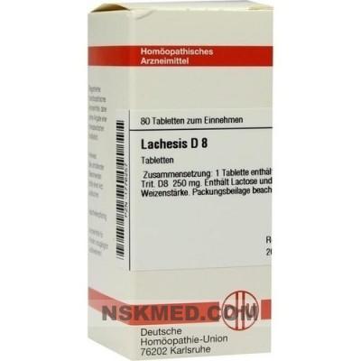LACHESIS D 8 Tabletten 80 St