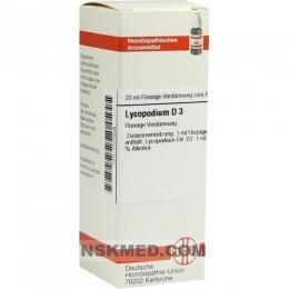 LYCOPODIUM D 3 Dilution 20 ml