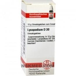 Ликоподиум Д30 пыльца плауна булавовидного гранулы (LYCOPODIUM D 30) Globuli 10 g