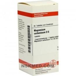 MAGNESIUM CARBONICUM D 6 Tabletten 80 St