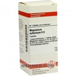 MAGNESIUM SULFURICUM D 6 Tabletten 80 St