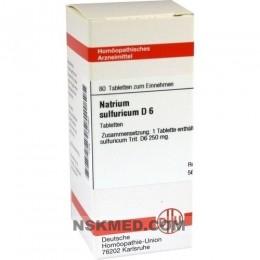 NATRIUM SULFURICUM D 6 Tabletten 80 St