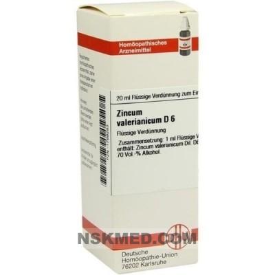 ZINCUM VALERIANICUM D 6 Dilution 20 ml