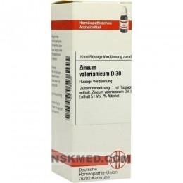 ZINCUM VALERIANICUM D 30 Dilution 20 ml