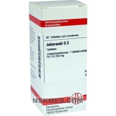 JABORANDI D 3 Tabletten 80 St
