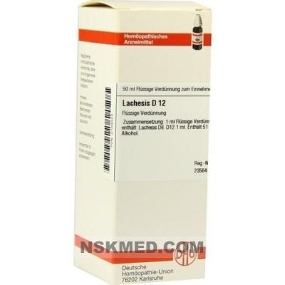 LACHESIS D 12 Dilution 50 ml