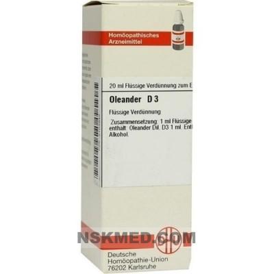 OLEANDER D 3 Dilution 20 ml