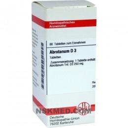 ABROTANUM D 3 Tabletten 80 St