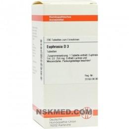Ефразия Д3 (EUPHRASIA D 3) Tabletten 200 St