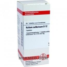 KALIUM SULFURICUM D 12 Tabletten 80 St