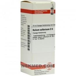 KALIUM SULFURICUM D 6 Dilution 20 ml