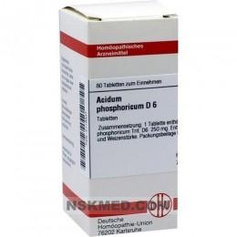 ACIDUM PHOSPHORICUM D 6 Tabletten 80 St