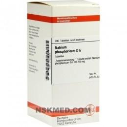 NATRIUM PHOSPHORICUM D 6 Tabletten 200 St