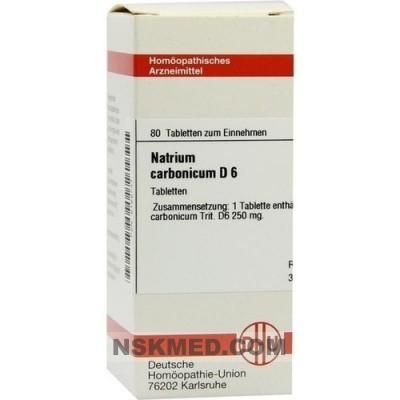 NATRIUM CARBONICUM D 6 Tabletten 80 St