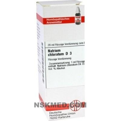 NATRIUM CHLORATUM D 3 Dilution 20 ml