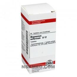 MAGNESIUM SULFURICUM D 12 Tabletten 80 St