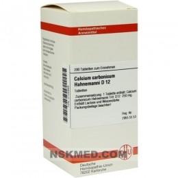 CALCIUM CARBONICUM Hahnemanni D 12 Tabletten 200 St