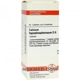 CALCIUM HYPOPHOSPHOROSUM D 6 Tabletten 80 St