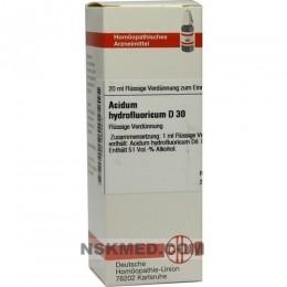 ACIDUM HYDROFLUORICUM D 30 Dilution 20 ml