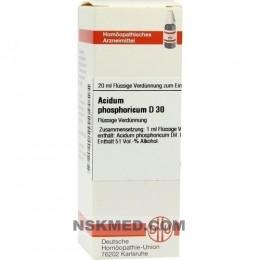 ACIDUM PHOSPHORICUM D 30 Dilution 20 ml