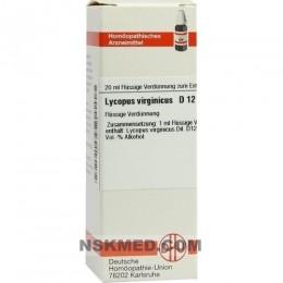 LYCOPUS VIRGINICUS D 12 Dilution 20 ml