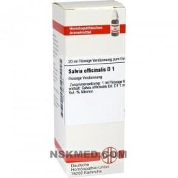 SALVIA OFFICINALIS D 1 Dilution 20 ml