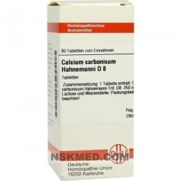 CALCIUM CARBONICUM Hahnemanni D 8 Tabletten 80 St