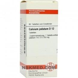 CALCIUM JODATUM D 12 Tabletten 80 St