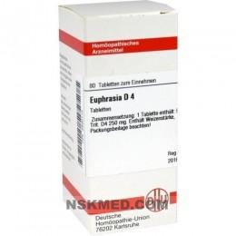 EUPHRASIA D 4 Tabletten 80 St