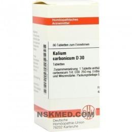 KALIUM CARBONICUM D 30 Tabletten 80 St