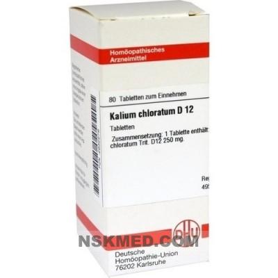 KALIUM CHLORATUM D 12 Tabletten 80 St