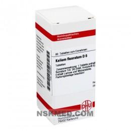 KALIUM FLUORATUM D 6 Tabletten 80 St