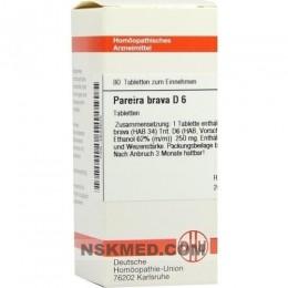 PAREIRA BRAVA D 6 Tabletten 80 St