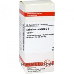 SABAL SERRULATUM D 6 Tabletten 80 St