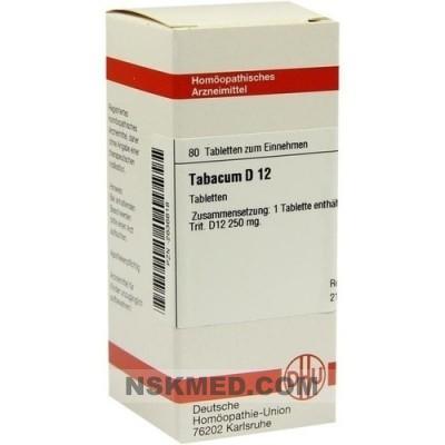 TABACUM D 12 Tabletten 80 St