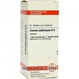 ZINCUM SULFURICUM D 4 Tabletten 80 St