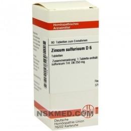 ZINCUM SULFURICUM D 6 Tabletten 80 St